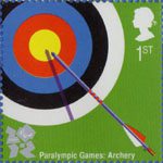 Olympic and Paralympic Games 2012 1st Stamp (2009) Paralympic Games - Archery
