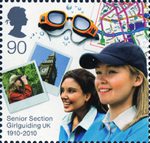 Girlguiding 90p Stamp (2010) Senior Section