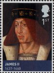 The House of Stewart 1st Stamp (2010) James II (1437-1460)