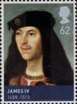 The House of Stewart 62p Stamp (2010) James IV (1488-1513)