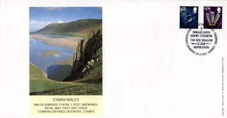 2011 Regional First Day Cover from Collect GB Stamps