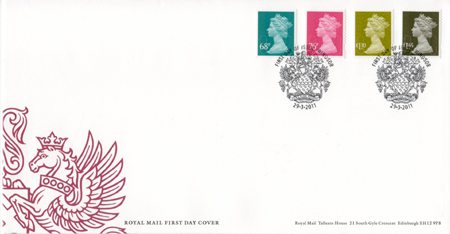 2011 Definitive First Day Cover from Collect GB Stamps