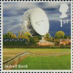 A to Z of Britain, Series 1 1st Stamp (2011) Jodrell Bank