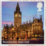 UK A-Z Part 2 1st Stamp (2012) Manchester Town Hall