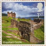 UK A-Z Part 2 1st Stamp (2012) Urquhart Castle