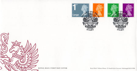 2012 Definitive First Day Cover from Collect GB Stamps