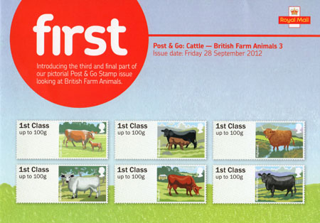Post & Go - British Farm Animals III - Cattle (2012)