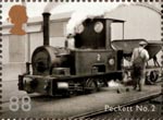 Classic Locomotives of Northern Ireland 88p Stamp (2013) Peckett No. 2