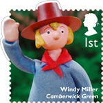 Classic Children's TV 1st Stamp (2014) Windy Miller - Camberwick GReen