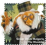 Classic Children's TV 1st Stamp (2014) Great Uncle Bulgaria - The Wombles