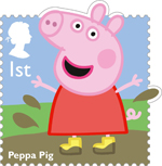 Classic Children's TV 1st Stamp (2014) Peppa Pig