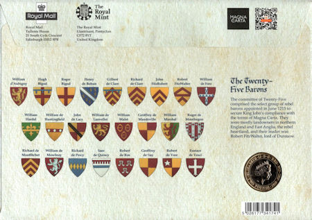 Reverse for Magna Carta
