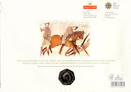Reverse for 950th Anniversary of the Battle of Hastings
