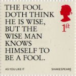 Shakespeare 1st Stamp (2016) As You Like It