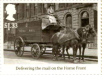 The Great War - 1916 £1.33 Stamp (2016) Delivering the mail on the Home Front