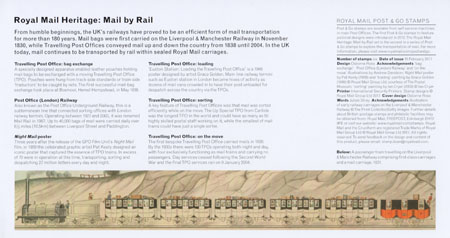 Post & Go : Royal Mail Heritage : Mail by Rail (2017)