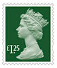 New Definitives £1.25 Stamp (2018) Holly Green