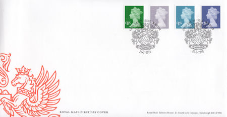 2018 Definitive First Day Cover from Collect GB Stamps