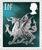 New Country Definitives 1st Stamp (2018) Wales 1st