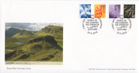 2018 Definitive First Day Cover from Collect GB Stamps