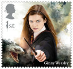 Harry Potter 1st Stamp (2018) Ginny Weasley