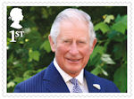 HRH The Prince of Wales : 70th Birthday 1st Stamp (2018) Portrait of HRH The Prince of Wales