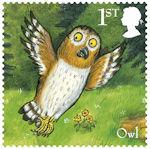 The Gruffalo 1st Stamp (2019) Owl