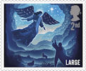 Christmas 2019 2nd Large Stamp (2019) Angel Gabriel