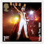Queen 1st Stamp (2020) Magic Tour, 1986