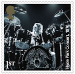 Queen 1st Stamp (2020) Hyde Park Concert, 1976