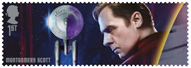 Star Trek 1st Stamp (2020) Montgomery Scott