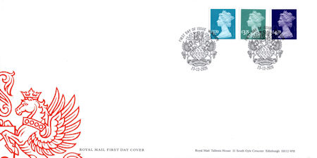 2020 Definitive First Day Cover from Collect GB Stamps
