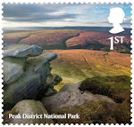 National Parks 1st Stamp (2021) Peak District (1951)