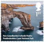 National Parks 1st Stamp (2021) Pembrokeshire Coast (1952)