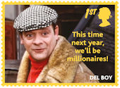 Only Fools and Horses 1st Stamp (2021) Del Boy