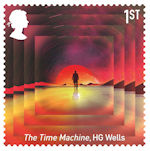 Classic Science Fiction 1st Stamp (2021) The Time Machine by HG Wells