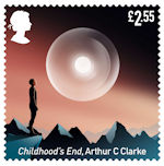 Classic Science Fiction £2.55 Stamp (2021) Childhoods End by Arthur C. Clarke