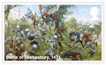 The Wars of the Roses 2nd Stamp (2021) Battle of Tewkesbury, 1471