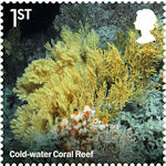 Wild Coasts 1st Stamp (2021) Cold-water Coral Reef