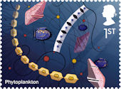 Wild Coasts 1st Stamp (2021) Phytoplankton
