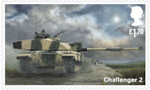 British Army Vehicles £1.70 Stamp (2021) Challenger 2