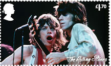 Music Giants VI - The Rolling Stones £1.70 Stamp (2022) New York City, USA 1972