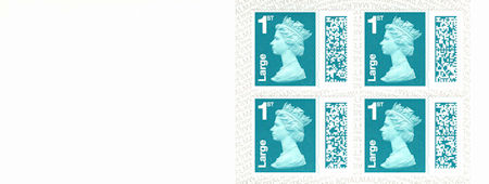 Booklet pane for Barcoded NVI Definitives (2022)