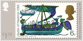 The Stamp Designs of David Gentleman £1.70 Stamp (2022) 1966 900th Anniversary of the Battle of Hastings