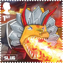 Transformers 1st Stamp (2022) Dinobots - Slug