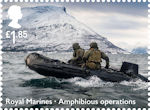 Royal Marines £1.85 Stamp (2022) Amphibious operations