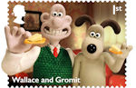 Aardman Classics 1st Stamp (2022) Wallace and Gromit