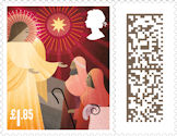Christmas 2022 £1.85 Stamp (2022) Angel and Shepherds