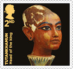 Tutankhamun 2nd Stamp (2022) Head of the king