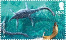 The Age of the Dinosaurs £2.00 Stamp (2024) Cryptoclidus